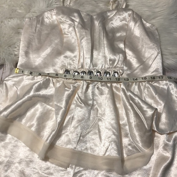 Isabel Toledo Ivory Peplum Dress size 16 NWT - Picture 6 of 12